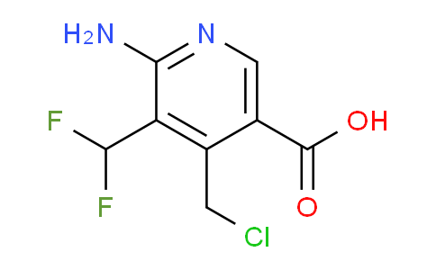 AM129278 | 1805447-45-3 | 2-Amino-4-(chloromethyl)-3-(difluoromethyl)pyridine-5-carboxylic acid