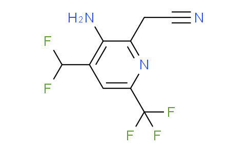 AM129279 | 1804463-89-5 | 3-Amino-4-(difluoromethyl)-6-(trifluoromethyl)pyridine-2-acetonitrile