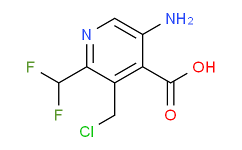AM129280 | 1804462-62-1 | 5-Amino-3-(chloromethyl)-2-(difluoromethyl)pyridine-4-carboxylic acid