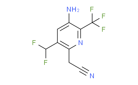 AM129281 | 1805334-77-3 | 3-Amino-5-(difluoromethyl)-2-(trifluoromethyl)pyridine-6-acetonitrile