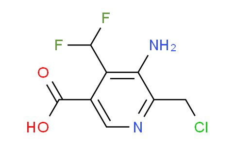 AM129286 | 1805447-68-0 | 3-Amino-2-(chloromethyl)-4-(difluoromethyl)pyridine-5-carboxylic acid