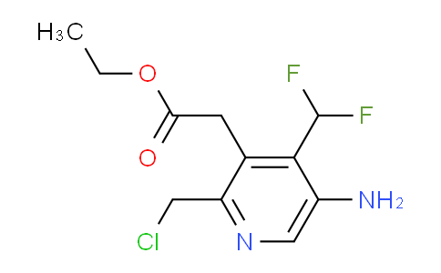AM129290 | 1806928-74-4 | Ethyl 5-amino-2-(chloromethyl)-4-(difluoromethyl)pyridine-3-acetate