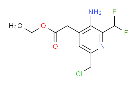 AM129293 | 1806968-75-1 | Ethyl 3-amino-6-(chloromethyl)-2-(difluoromethyl)pyridine-4-acetate