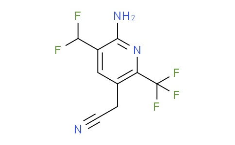 AM129297 | 1805334-54-6 | 2-Amino-3-(difluoromethyl)-6-(trifluoromethyl)pyridine-5-acetonitrile