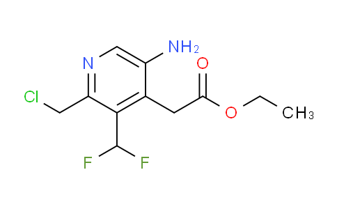 AM129298 | 1806904-59-5 | Ethyl 5-amino-2-(chloromethyl)-3-(difluoromethyl)pyridine-4-acetate