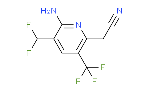 AM129304 | 1805229-63-3 | 2-Amino-3-(difluoromethyl)-5-(trifluoromethyl)pyridine-6-acetonitrile