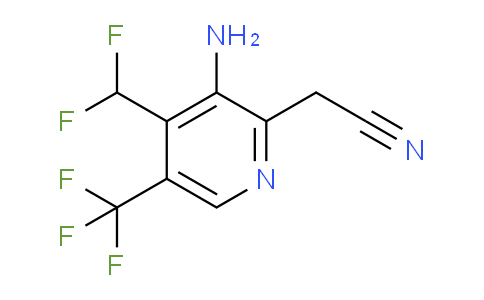 AM129309 | 1806843-54-8 | 3-Amino-4-(difluoromethyl)-5-(trifluoromethyl)pyridine-2-acetonitrile