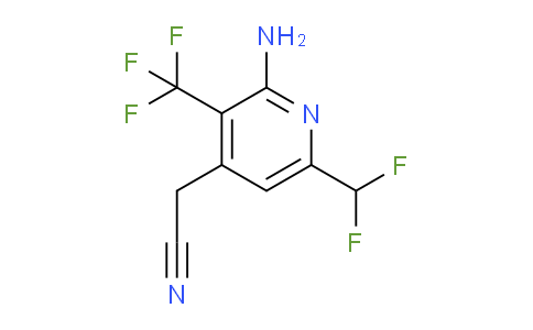 AM129314 | 1805381-46-7 | 2-Amino-6-(difluoromethyl)-3-(trifluoromethyl)pyridine-4-acetonitrile