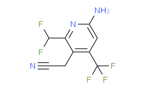 AM129316 | 1806843-45-7 | 6-Amino-2-(difluoromethyl)-4-(trifluoromethyl)pyridine-3-acetonitrile