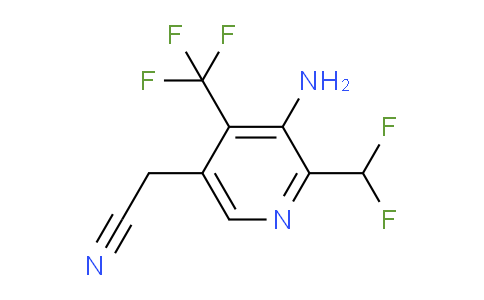 AM129318 | 1806904-68-6 | 3-Amino-2-(difluoromethyl)-4-(trifluoromethyl)pyridine-5-acetonitrile