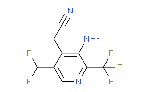 AM129323 | 1806968-76-2 | 3-Amino-5-(difluoromethyl)-2-(trifluoromethyl)pyridine-4-acetonitrile