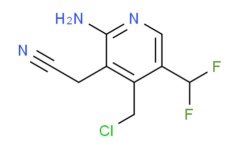 AM129324 | 1805229-83-7 | 2-Amino-4-(chloromethyl)-5-(difluoromethyl)pyridine-3-acetonitrile