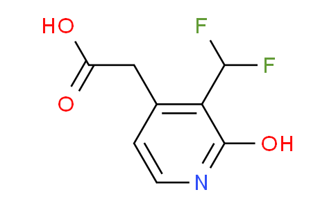 3-(Difluoromethyl)-2-hydroxypyridine-4-acetic acid