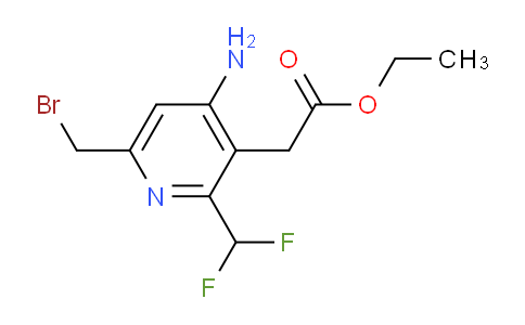 AM129335 | 1804461-48-0 | Ethyl 4-amino-6-(bromomethyl)-2-(difluoromethyl)pyridine-3-acetate