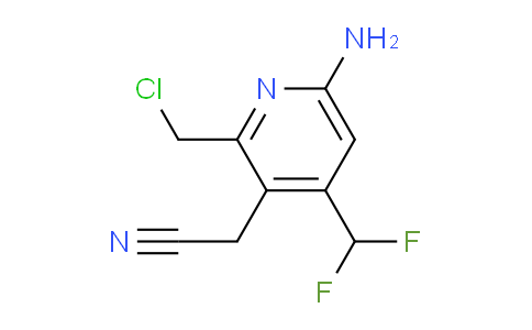 AM129341 | 1805339-25-6 | 6-Amino-2-(chloromethyl)-4-(difluoromethyl)pyridine-3-acetonitrile