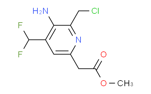 AM129344 | 1805380-78-2 | Methyl 3-amino-2-(chloromethyl)-4-(difluoromethyl)pyridine-6-acetate