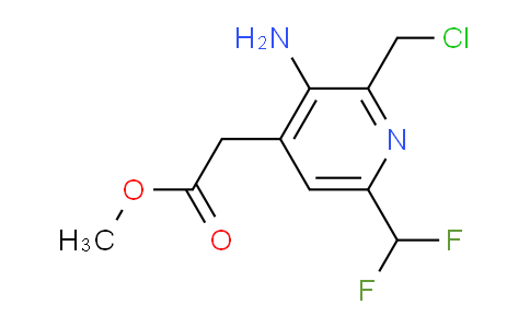 AM129346 | 1805382-85-7 | Methyl 3-amino-2-(chloromethyl)-6-(difluoromethyl)pyridine-4-acetate