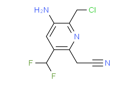 AM129347 | 1806817-73-1 | 3-Amino-2-(chloromethyl)-5-(difluoromethyl)pyridine-6-acetonitrile