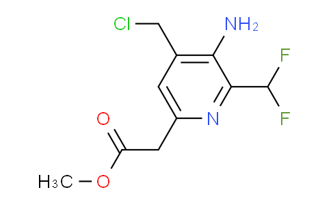 AM129348 | 1805382-88-0 | Methyl 3-amino-4-(chloromethyl)-2-(difluoromethyl)pyridine-6-acetate