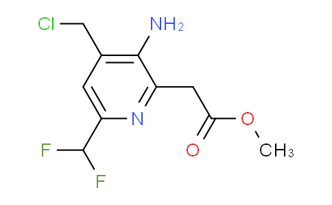 AM129350 | 1805237-92-6 | Methyl 3-amino-4-(chloromethyl)-6-(difluoromethyl)pyridine-2-acetate