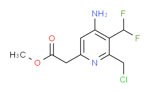 AM129356 | 1804463-47-5 | Methyl 4-amino-2-(chloromethyl)-3-(difluoromethyl)pyridine-6-acetate