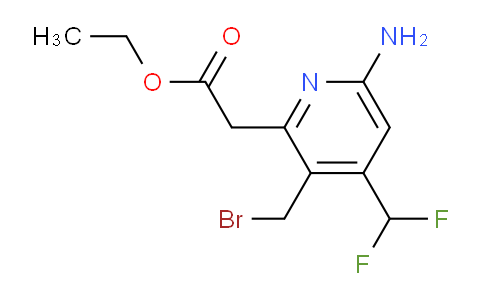 AM129357 | 1805384-31-9 | Ethyl 6-amino-3-(bromomethyl)-4-(difluoromethyl)pyridine-2-acetate