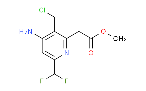 AM129358 | 1806842-07-8 | Methyl 4-amino-3-(chloromethyl)-6-(difluoromethyl)pyridine-2-acetate