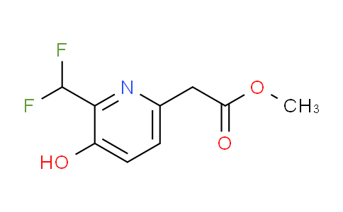 Methyl 2-(difluoromethyl)-3-hydroxypyridine-6-acetate