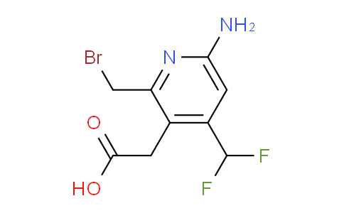 AM129367 | 1805388-92-4 | 6-Amino-2-(bromomethyl)-4-(difluoromethyl)pyridine-3-acetic acid