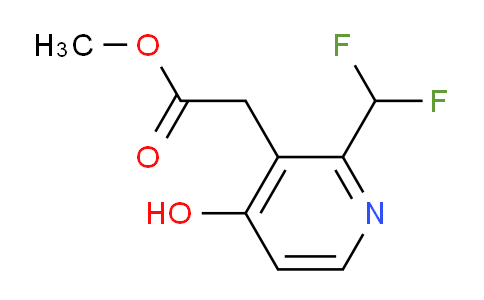Methyl 2-(difluoromethyl)-4-hydroxypyridine-3-acetate