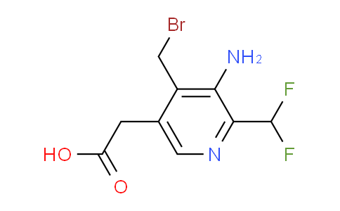 AM129373 | 1804720-81-7 | 3-Amino-4-(bromomethyl)-2-(difluoromethyl)pyridine-5-acetic acid