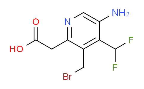 AM129378 | 1804720-86-2 | 5-Amino-3-(bromomethyl)-4-(difluoromethyl)pyridine-2-acetic acid