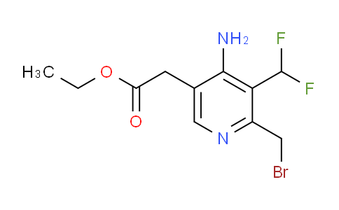 AM129381 | 1805385-70-9 | Ethyl 4-amino-2-(bromomethyl)-3-(difluoromethyl)pyridine-5-acetate