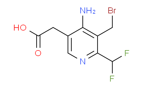 AM129385 | 1805336-60-0 | 4-Amino-3-(bromomethyl)-2-(difluoromethyl)pyridine-5-acetic acid