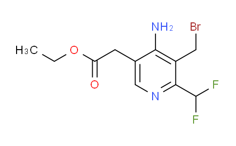 AM129386 | 1806797-37-4 | Ethyl 4-amino-3-(bromomethyl)-2-(difluoromethyl)pyridine-5-acetate