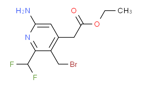 AM129389 | 1806890-77-6 | Ethyl 6-amino-3-(bromomethyl)-2-(difluoromethyl)pyridine-4-acetate