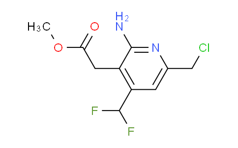 AM129390 | 1805380-68-0 | Methyl 2-amino-6-(chloromethyl)-4-(difluoromethyl)pyridine-3-acetate