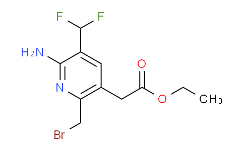 AM129391 | 1806838-36-7 | Ethyl 2-amino-6-(bromomethyl)-3-(difluoromethyl)pyridine-5-acetate