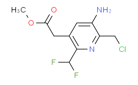 AM129395 | 1805014-47-4 | Methyl 3-amino-2-(chloromethyl)-6-(difluoromethyl)pyridine-5-acetate