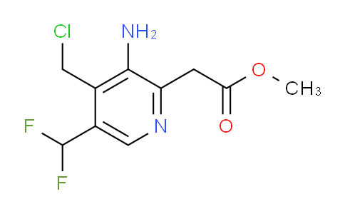 AM129397 | 1805237-87-9 | Methyl 3-amino-4-(chloromethyl)-5-(difluoromethyl)pyridine-2-acetate
