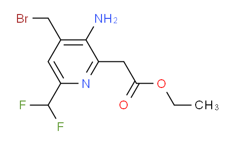 AM129399 | 1805021-03-7 | Ethyl 3-amino-4-(bromomethyl)-6-(difluoromethyl)pyridine-2-acetate