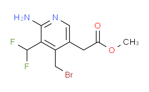 Methyl 2-amino-4-(bromomethyl)-3-(difluoromethyl)pyridine-5-acetate
