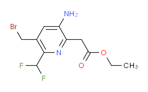 AM129404 | 1806797-29-4 | Ethyl 3-amino-5-(bromomethyl)-6-(difluoromethyl)pyridine-2-acetate