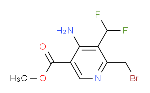 AM129405 | 1805376-48-0 | Methyl 4-amino-2-(bromomethyl)-3-(difluoromethyl)pyridine-5-carboxylate