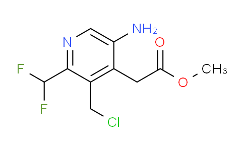 AM129406 | 1805014-52-1 | Methyl 5-amino-3-(chloromethyl)-2-(difluoromethyl)pyridine-4-acetate