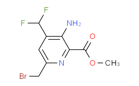 AM129410 | 1806890-27-6 | Methyl 3-amino-6-(bromomethyl)-4-(difluoromethyl)pyridine-2-carboxylate