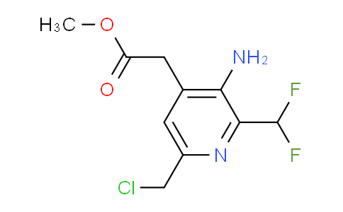 AM129413 | 1806904-47-1 | Methyl 3-amino-6-(chloromethyl)-2-(difluoromethyl)pyridine-4-acetate