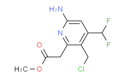 AM129414 | 1806968-67-1 | Methyl 6-amino-3-(chloromethyl)-4-(difluoromethyl)pyridine-2-acetate