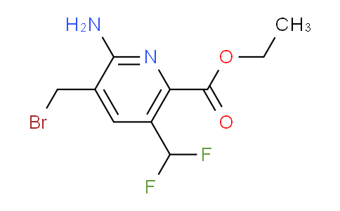 AM129415 | 1806801-00-2 | Ethyl 2-amino-3-(bromomethyl)-5-(difluoromethyl)pyridine-6-carboxylate