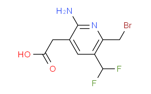 AM129416 | 1805228-46-9 | 2-Amino-6-(bromomethyl)-5-(difluoromethyl)pyridine-3-acetic acid